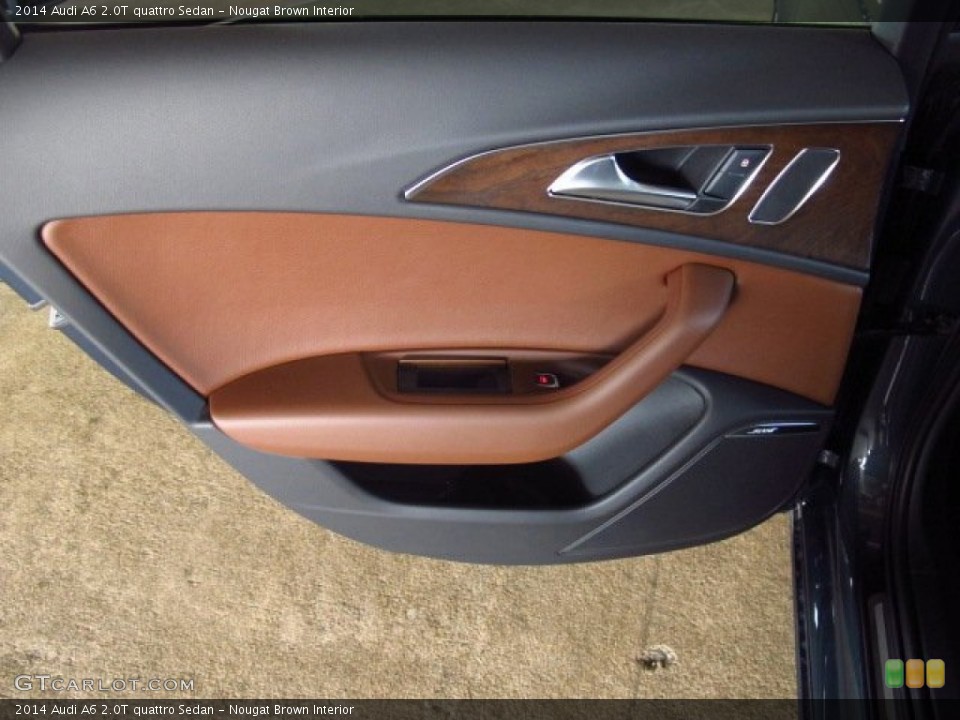 Nougat Brown Interior Door Panel for the 2014 Audi A6 2.0T quattro Sedan #84150675