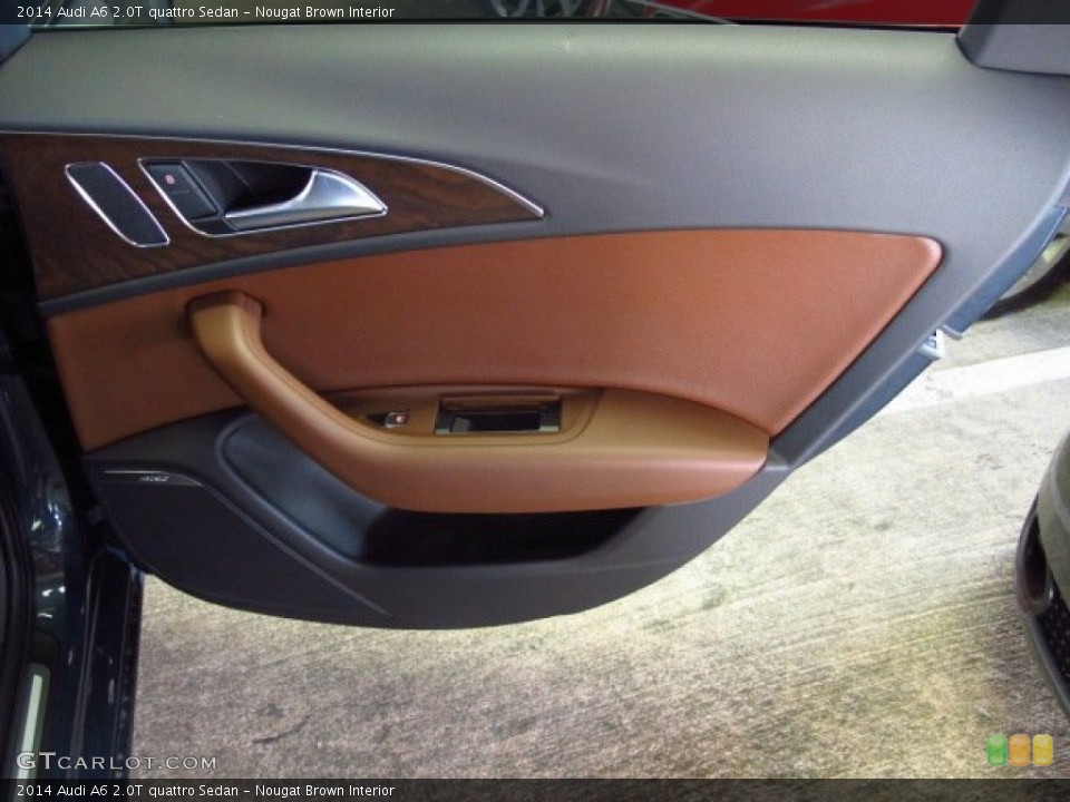 Nougat Brown Interior Door Panel for the 2014 Audi A6 2.0T quattro Sedan #84150723