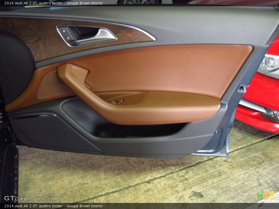 Nougat Brown Interior Door Panel for the 2014 Audi A6 2.0T quattro Sedan #84150768