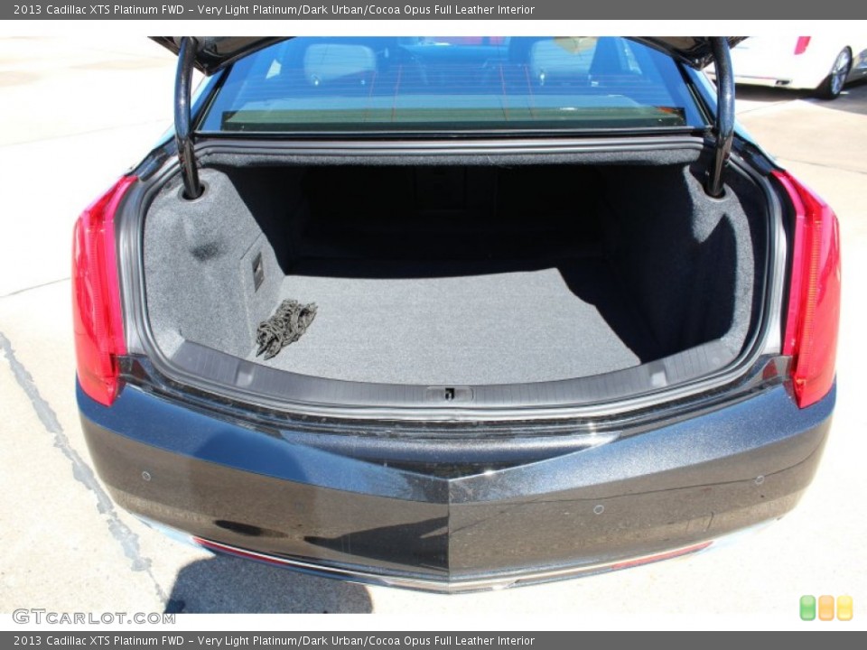 Very Light Platinum/Dark Urban/Cocoa Opus Full Leather Interior Trunk for the 2013 Cadillac XTS Platinum FWD #84150783