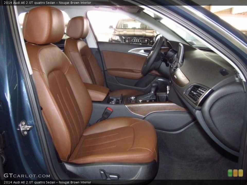Nougat Brown Interior Front Seat for the 2014 Audi A6 2.0T quattro Sedan #84150795