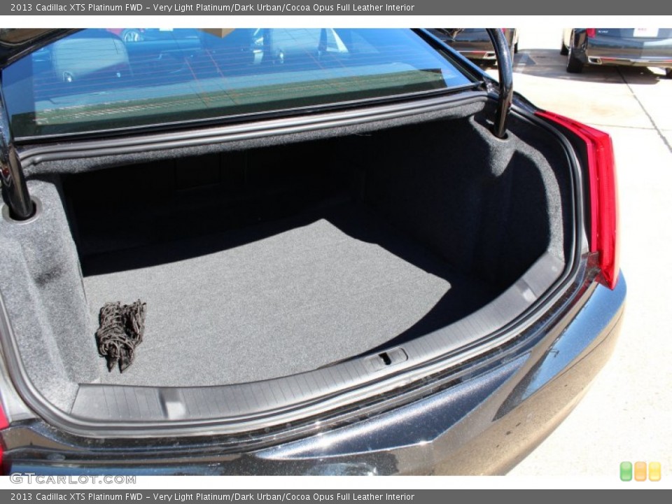 Very Light Platinum/Dark Urban/Cocoa Opus Full Leather Interior Trunk for the 2013 Cadillac XTS Platinum FWD #84150806