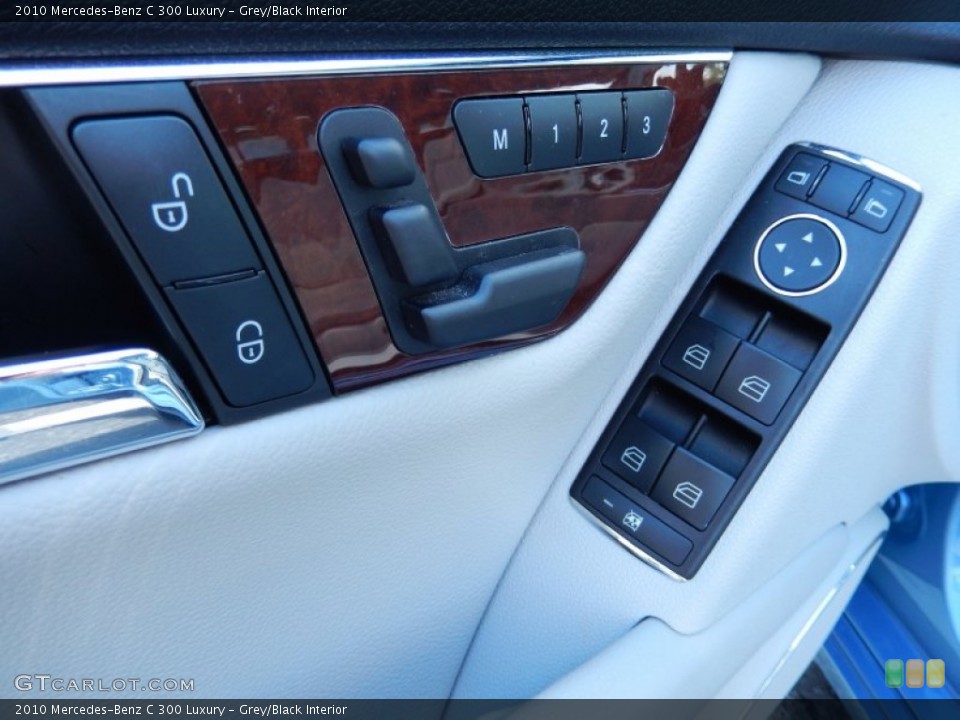 Grey/Black Interior Controls for the 2010 Mercedes-Benz C 300 Luxury #84151191