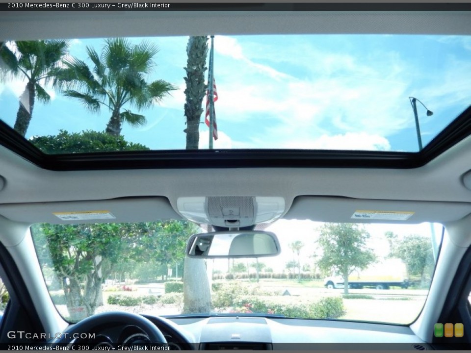 Grey/Black Interior Sunroof for the 2010 Mercedes-Benz C 300 Luxury #84151302