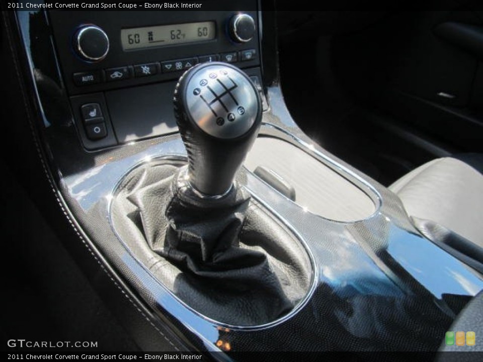 Ebony Black Interior Transmission for the 2011 Chevrolet Corvette Grand Sport Coupe #84151725