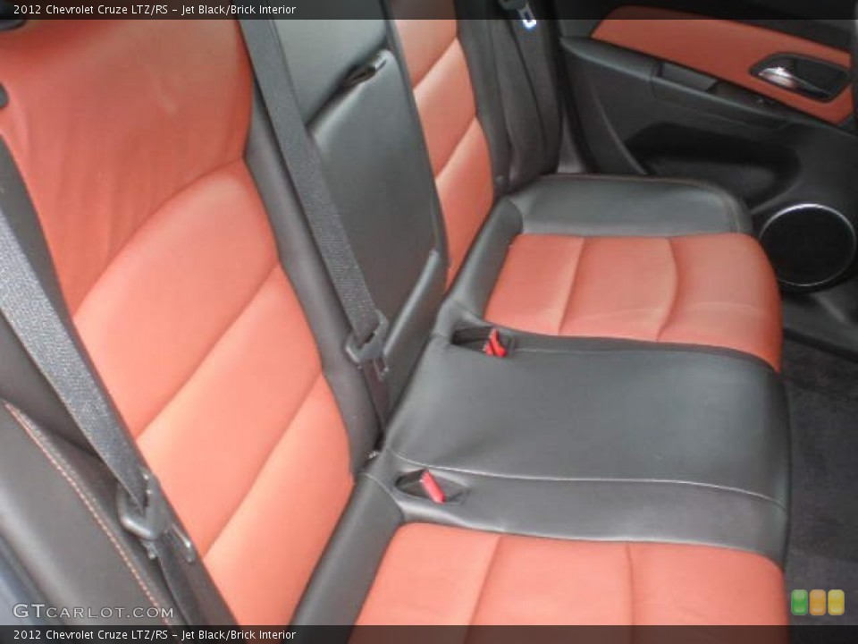 Jet Black/Brick Interior Rear Seat for the 2012 Chevrolet Cruze LTZ/RS #84151764