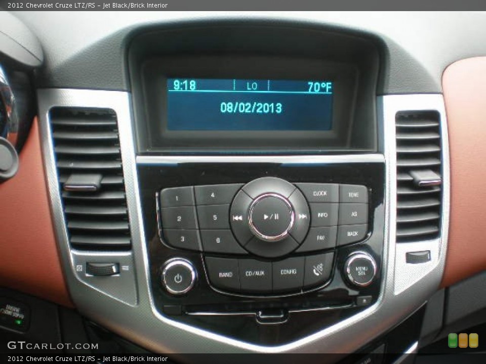 Jet Black/Brick Interior Controls for the 2012 Chevrolet Cruze LTZ/RS #84151869