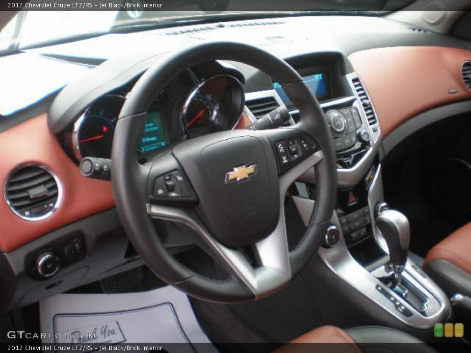 Jet Black/Brick Interior Dashboard for the 2012 Chevrolet Cruze LTZ/RS #84152043