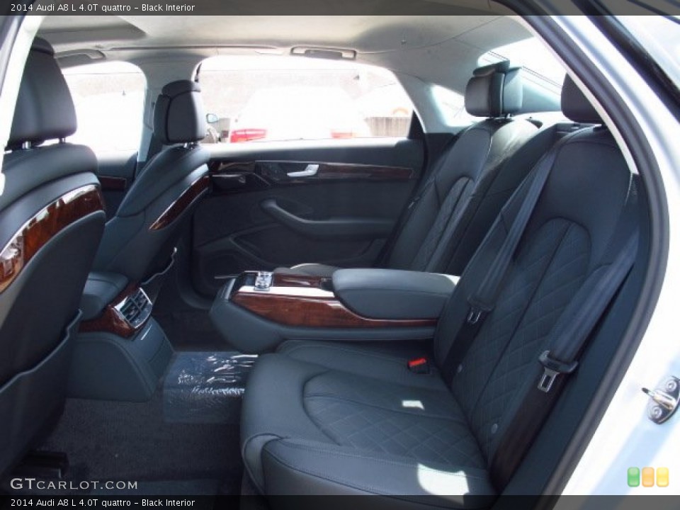 Black Interior Rear Seat for the 2014 Audi A8 L 4.0T quattro #84152148
