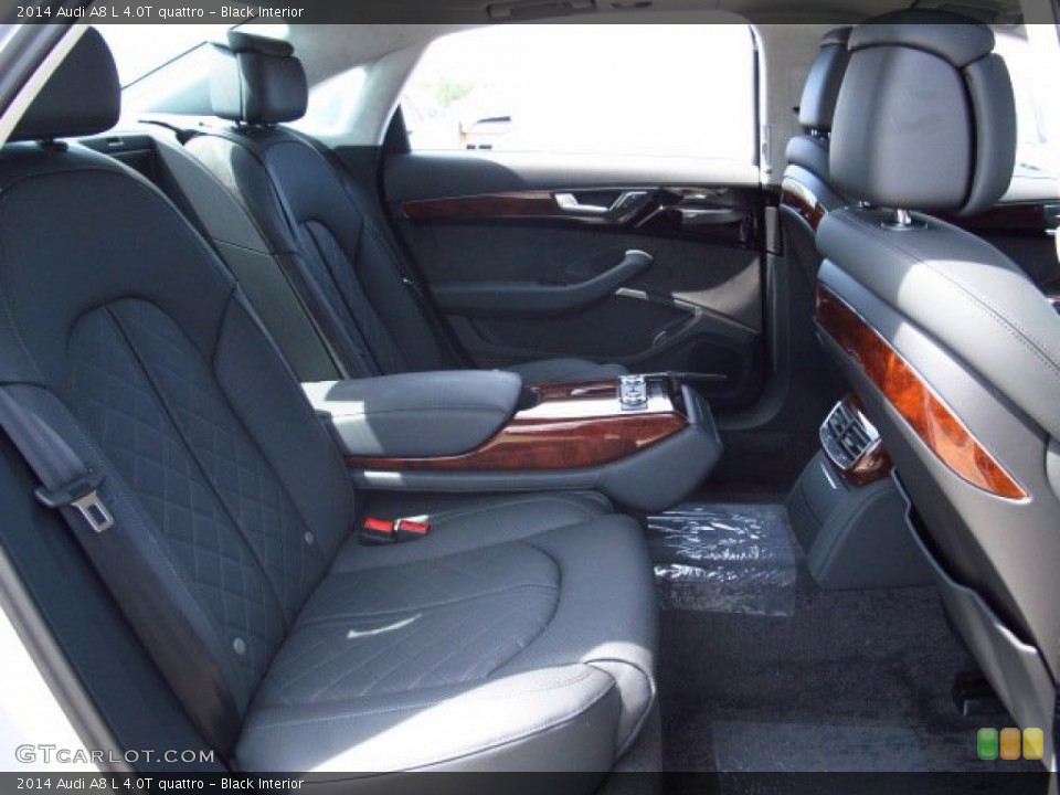 Black Interior Rear Seat for the 2014 Audi A8 L 4.0T quattro #84152193