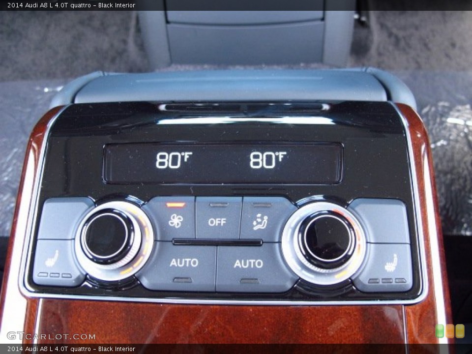 Black Interior Controls for the 2014 Audi A8 L 4.0T quattro #84152322