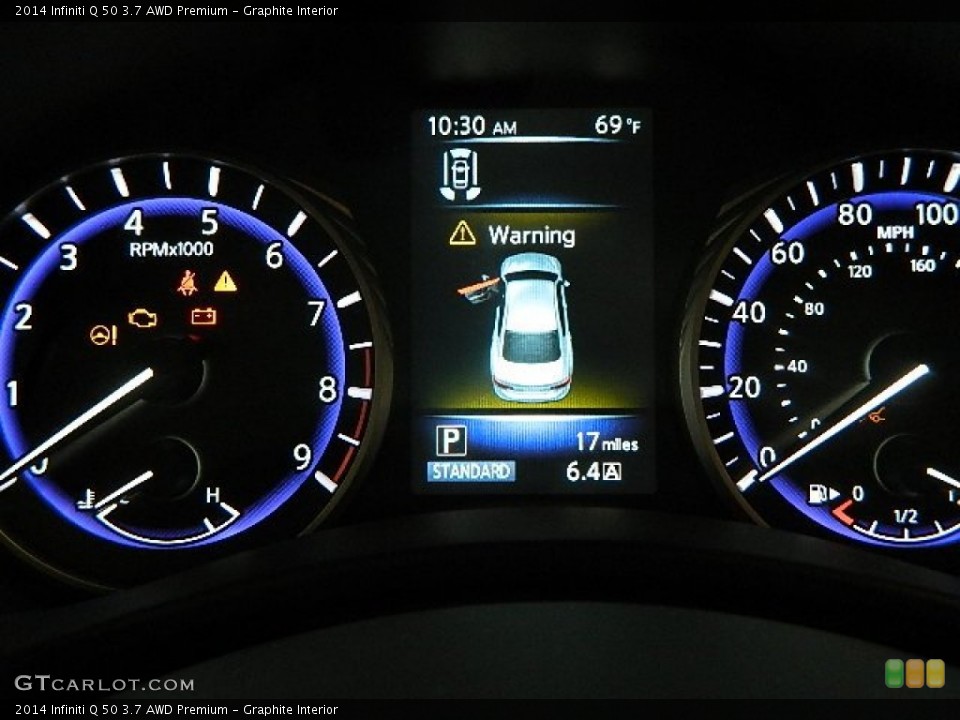 Graphite Interior Gauges for the 2014 Infiniti Q 50 3.7 AWD Premium #84152922