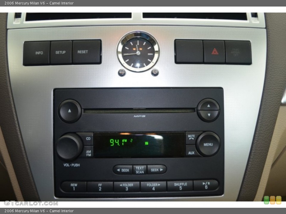 Camel Interior Audio System for the 2006 Mercury Milan V6 #84153021
