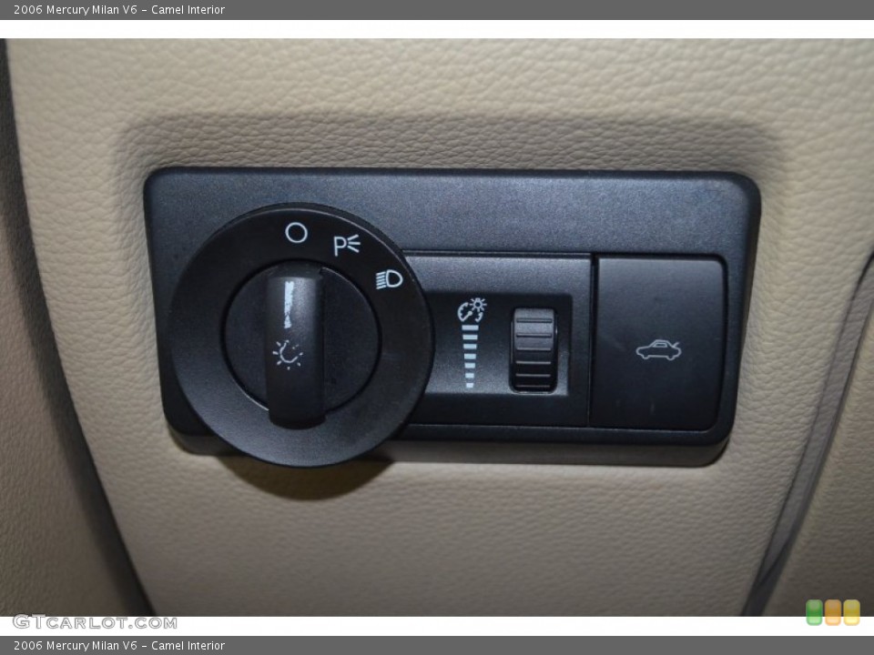 Camel Interior Controls for the 2006 Mercury Milan V6 #84153120