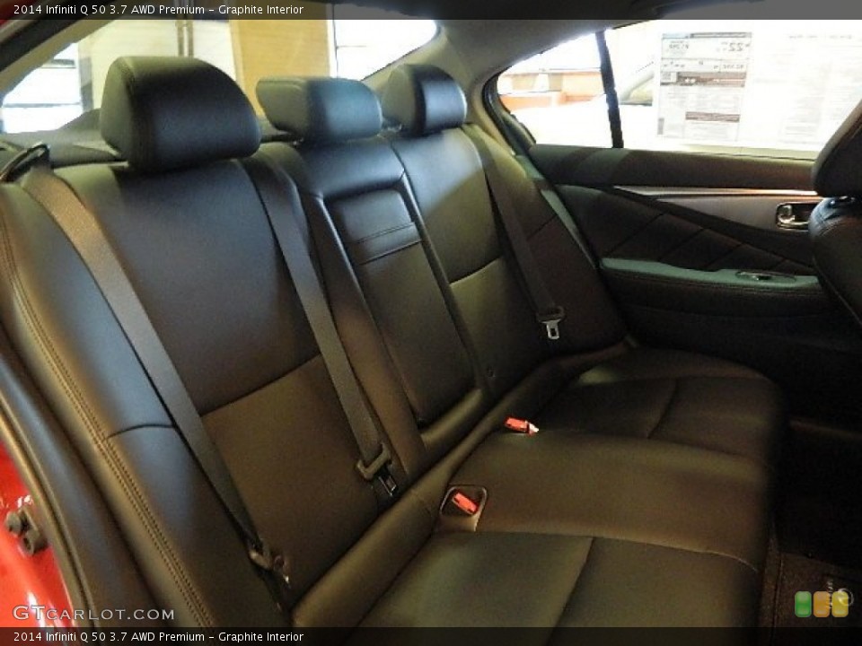 Graphite Interior Rear Seat for the 2014 Infiniti Q 50 3.7 AWD Premium #84153267