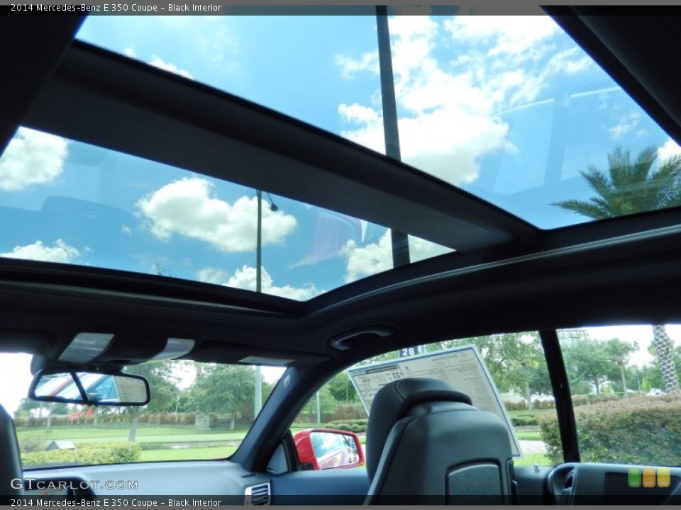 Black Interior Sunroof for the 2014 Mercedes-Benz E 350 Coupe #84153675