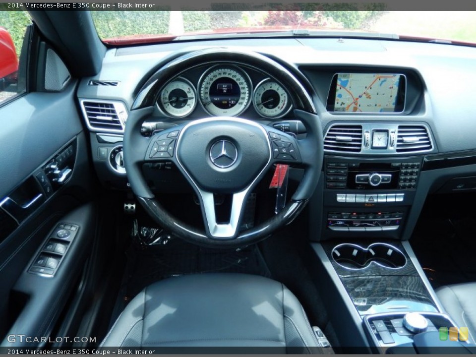 Black Interior Dashboard for the 2014 Mercedes-Benz E 350 Coupe #84153699