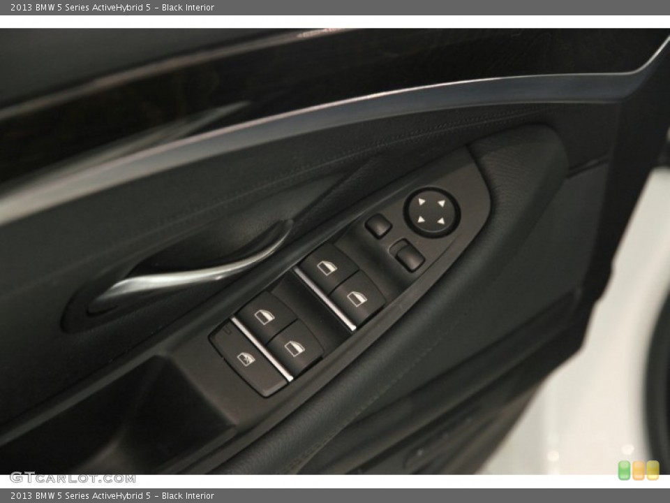 Black Interior Controls for the 2013 BMW 5 Series ActiveHybrid 5 #84154914