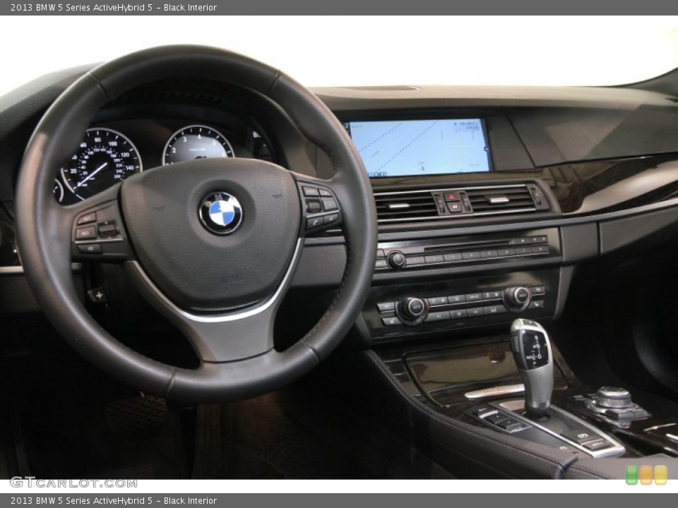 Black Interior Dashboard for the 2013 BMW 5 Series ActiveHybrid 5 #84154980