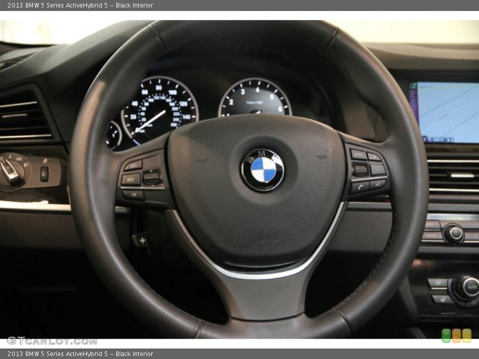 Black Interior Steering Wheel for the 2013 BMW 5 Series ActiveHybrid 5 #84155003