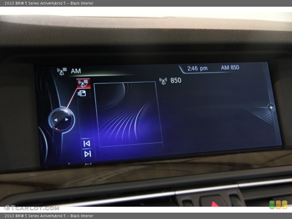 Black Interior Controls for the 2013 BMW 5 Series ActiveHybrid 5 #84155172