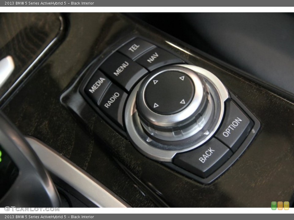 Black Interior Controls for the 2013 BMW 5 Series ActiveHybrid 5 #84155856