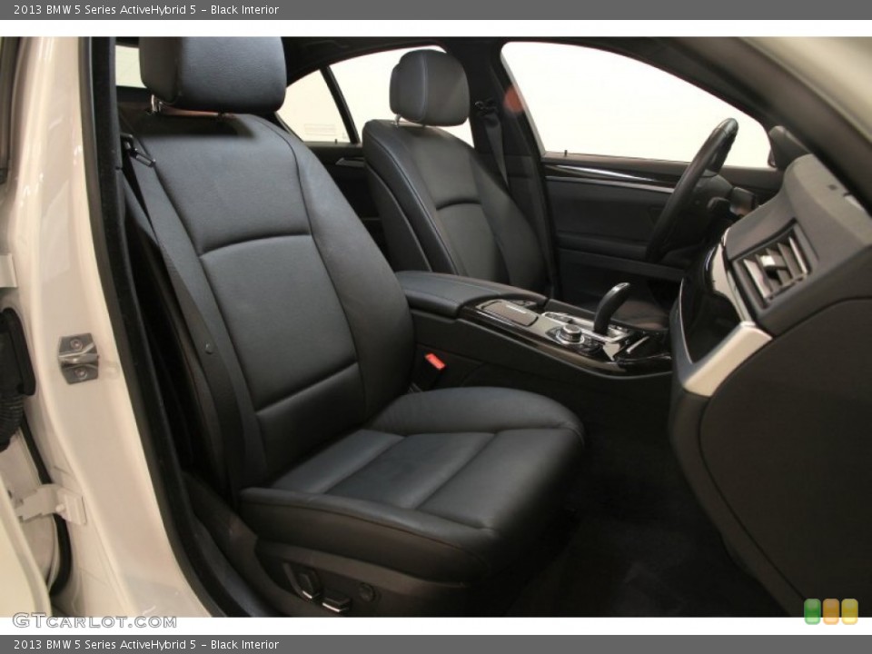 Black Interior Front Seat for the 2013 BMW 5 Series ActiveHybrid 5 #84155924
