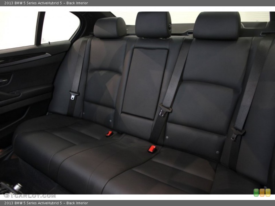 Black Interior Rear Seat for the 2013 BMW 5 Series ActiveHybrid 5 #84155970