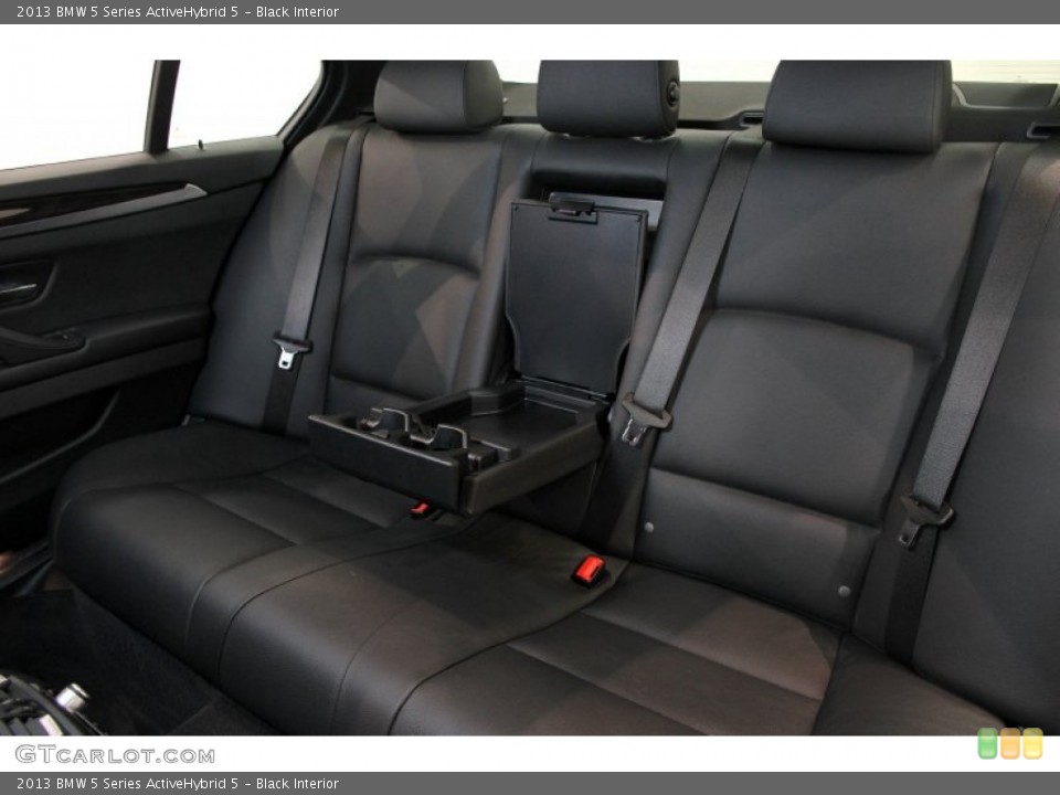 Black Interior Rear Seat for the 2013 BMW 5 Series ActiveHybrid 5 #84155994