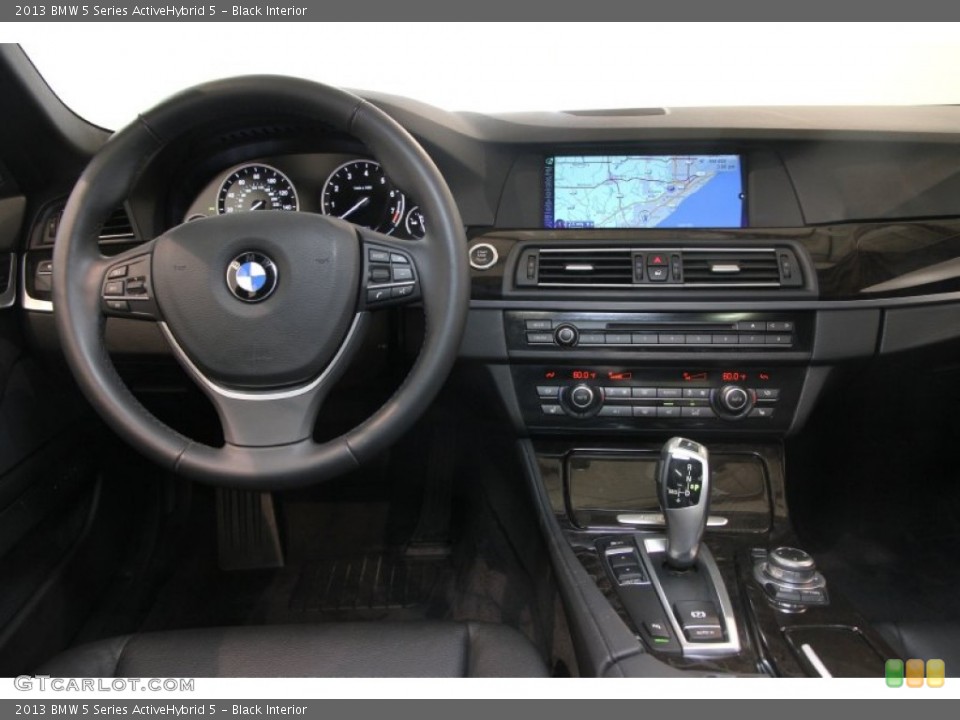 Black Interior Dashboard for the 2013 BMW 5 Series ActiveHybrid 5 #84156018