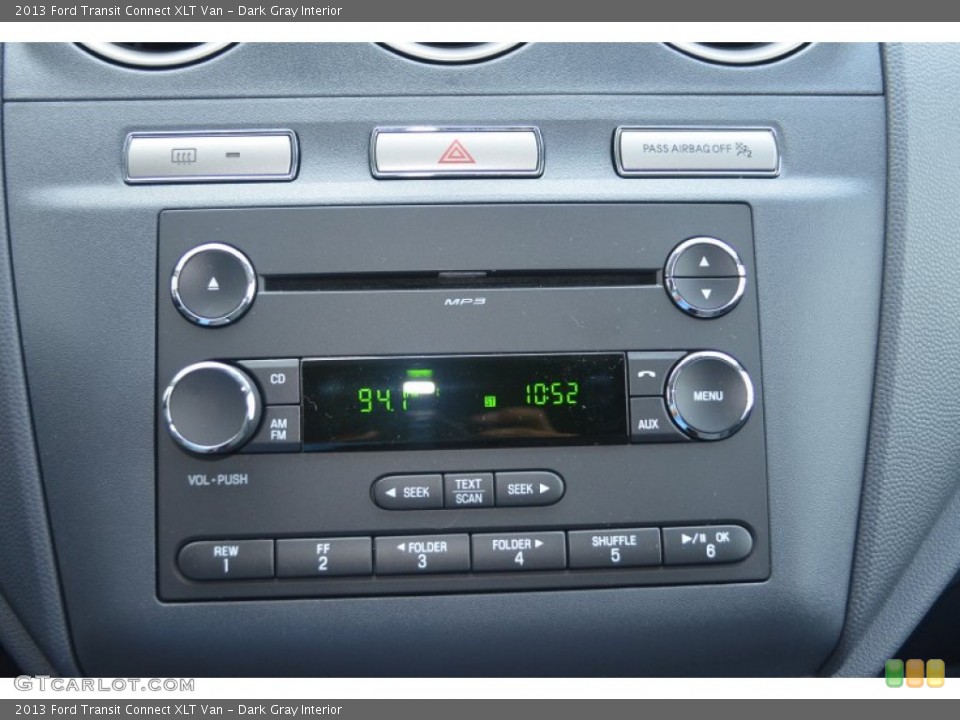 Dark Gray Interior Controls for the 2013 Ford Transit Connect XLT Van #84156503