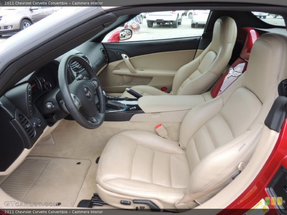 Cashmere Interior Photo for the 2011 Chevrolet Corvette Convertible #84157394