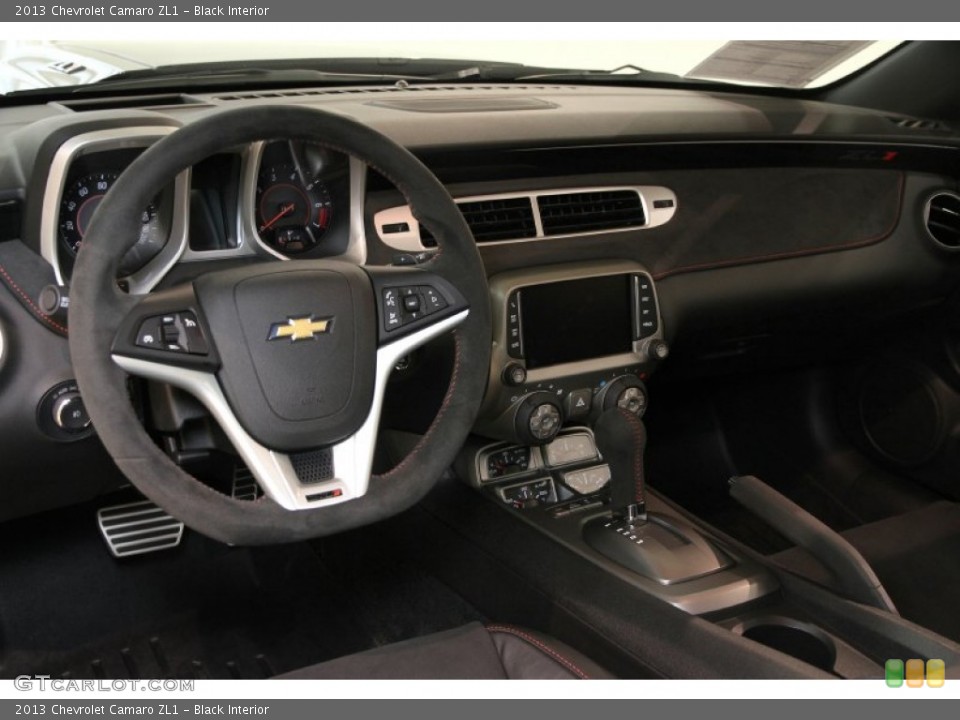 Black Interior Dashboard for the 2013 Chevrolet Camaro ZL1 #84158301