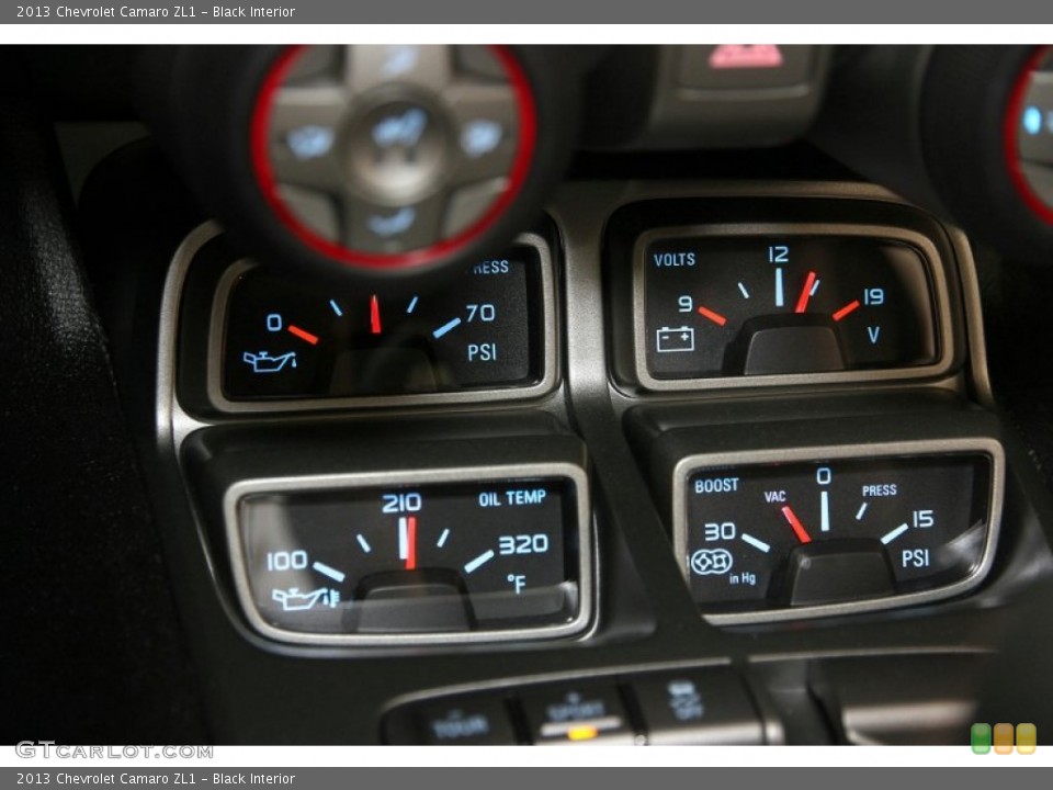 Black Interior Gauges for the 2013 Chevrolet Camaro ZL1 #84158403
