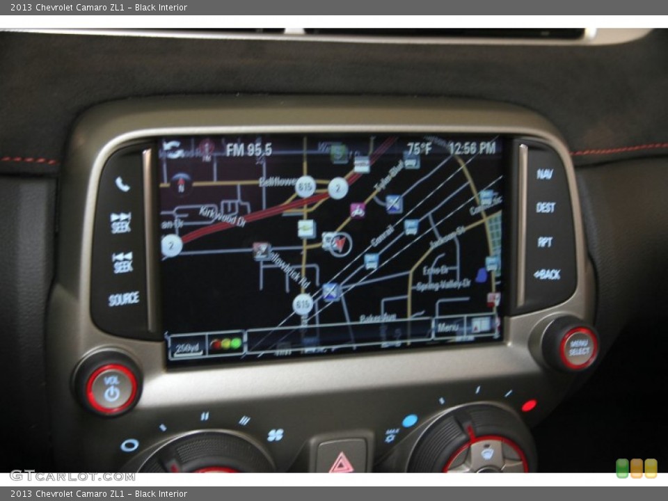 Black Interior Navigation for the 2013 Chevrolet Camaro ZL1 #84158574