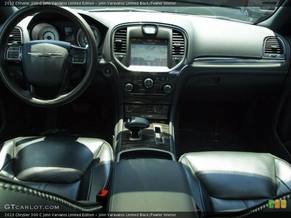 John Varavatos Limited Black/Pewter Interior Dashboard for the 2013 Chrysler 300 C John Varvatos Limited Edition #84160914