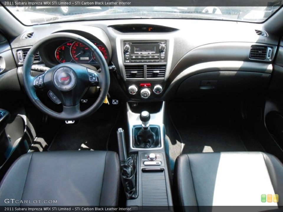STI Carbon Black Leather Interior Dashboard for the 2011 Subaru Impreza WRX STi Limited #84161670