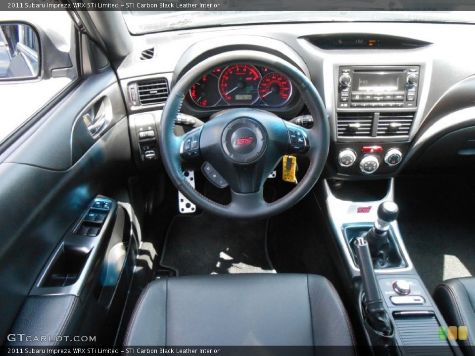 STI Carbon Black Leather Interior Dashboard for the 2011 Subaru Impreza WRX STi Limited #84161694