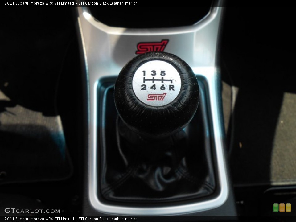 STI Carbon Black Leather Interior Transmission for the 2011 Subaru Impreza WRX STi Limited #84161826