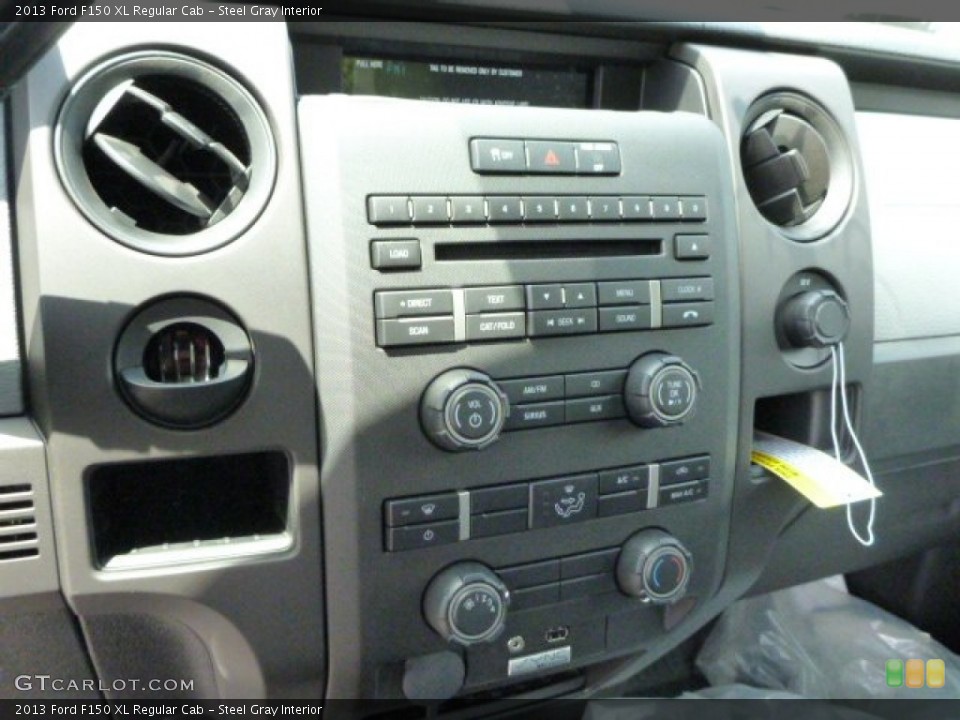 Steel Gray Interior Controls for the 2013 Ford F150 XL Regular Cab #84162469