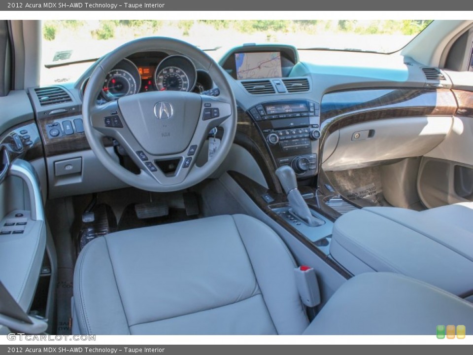 Taupe Interior Prime Interior for the 2012 Acura MDX SH-AWD Technology #84165567