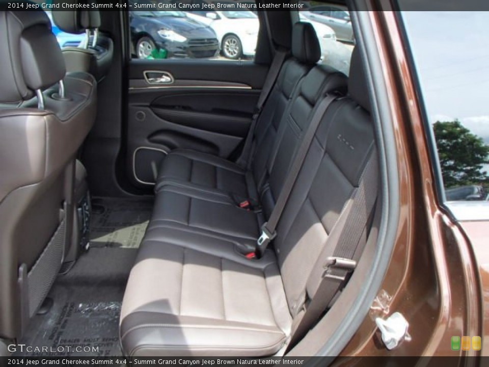 Summit Grand Canyon Jeep Brown Natura Leather Interior Rear Seat for the 2014 Jeep Grand Cherokee Summit 4x4 #84167463