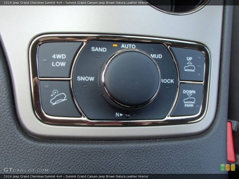 Summit Grand Canyon Jeep Brown Natura Leather Interior Controls for the 2014 Jeep Grand Cherokee Summit 4x4 #84167601