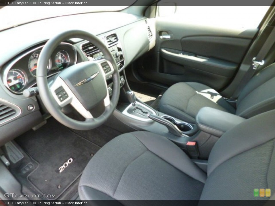 Black 2013 Chrysler 200 Interiors