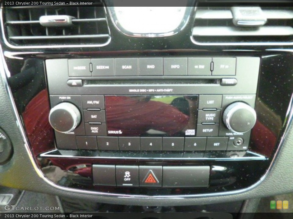 Black Interior Audio System for the 2013 Chrysler 200 Touring Sedan #84169671