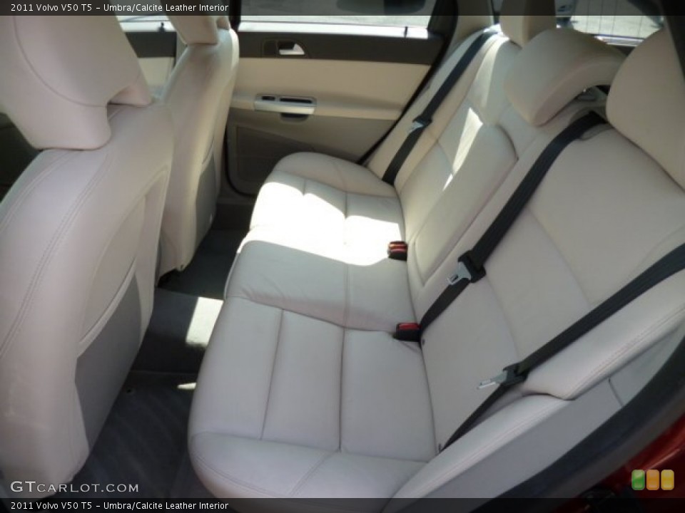 Umbra/Calcite Leather Interior Rear Seat for the 2011 Volvo V50 T5 #84169998