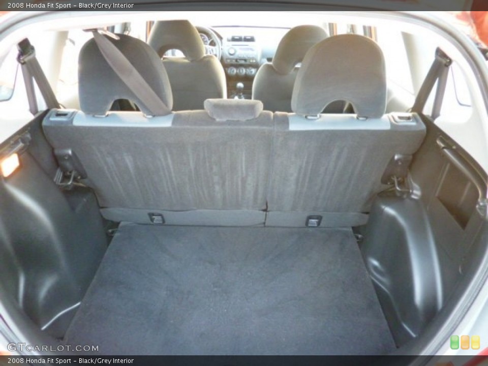 Black/Grey Interior Trunk for the 2008 Honda Fit Sport #84173190