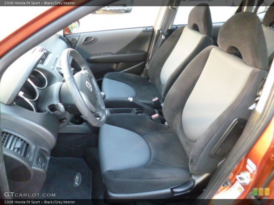 Black/Grey Interior Photo for the 2008 Honda Fit Sport #84173235