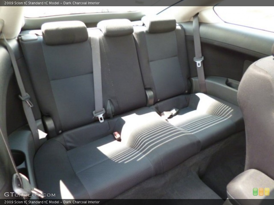 Dark Charcoal Interior Rear Seat for the 2009 Scion tC  #84173901