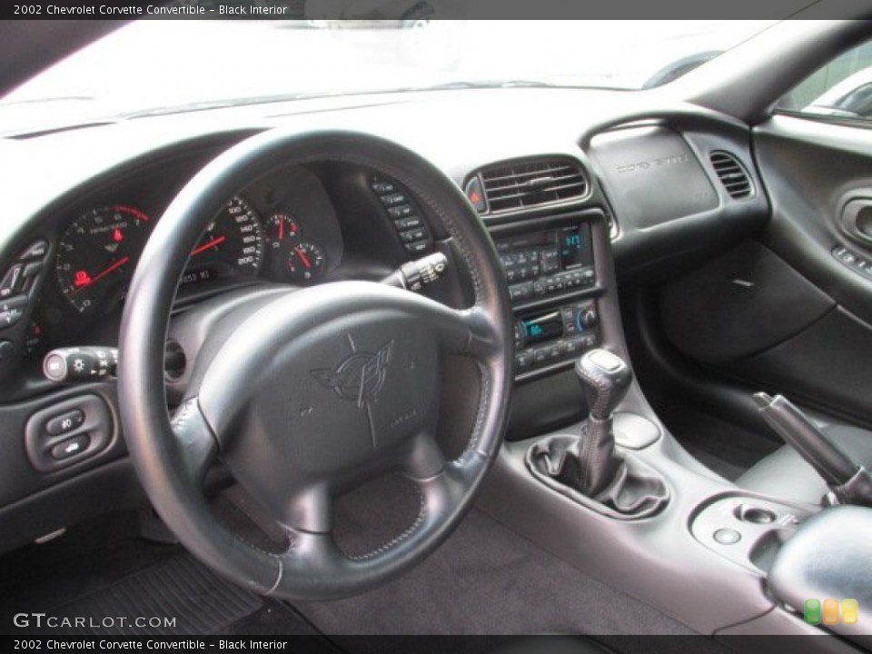 Black Interior Dashboard for the 2002 Chevrolet Corvette Convertible #84173907
